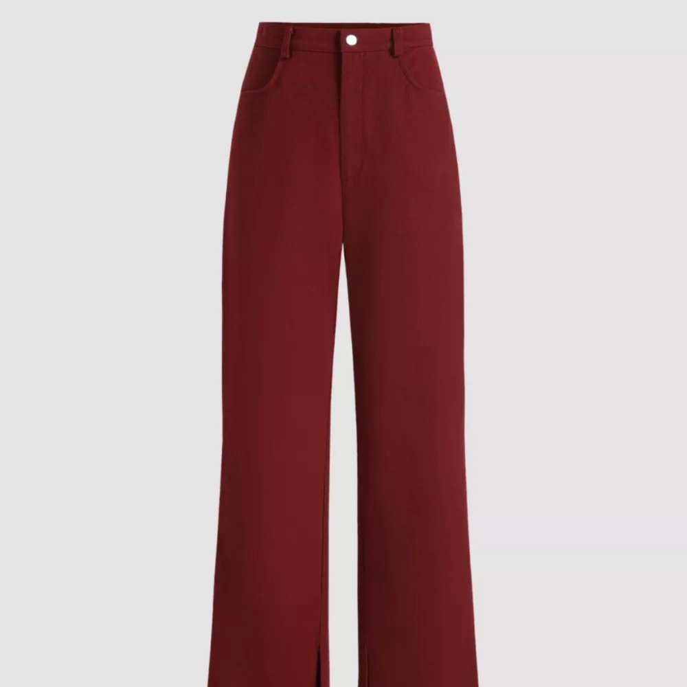 Cider Wine Slit Trousers Size L